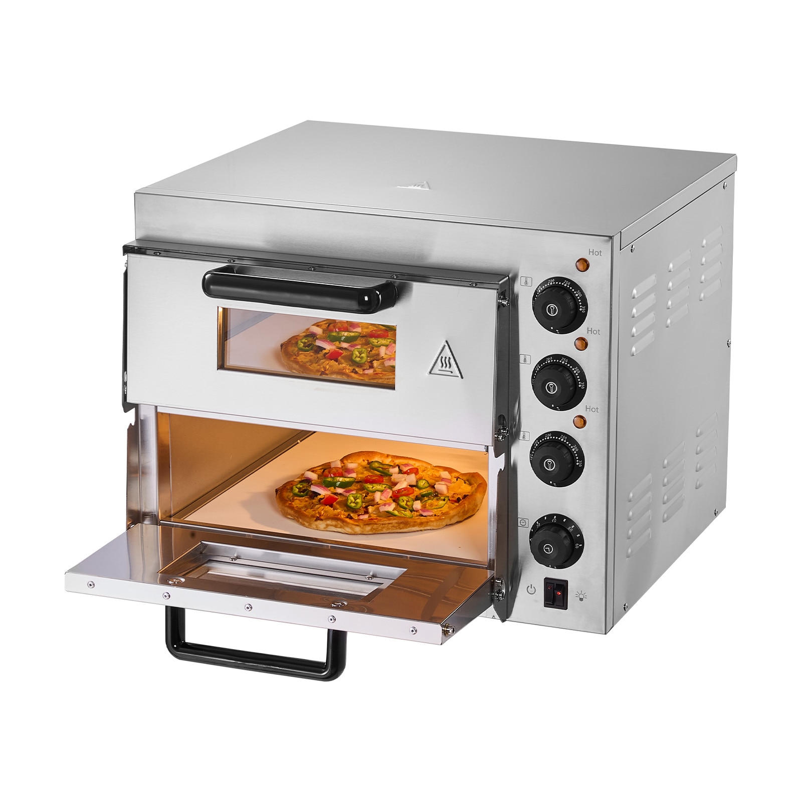 Professional Electric Countertop Pizza Oven For Commercial Use_voghion.com